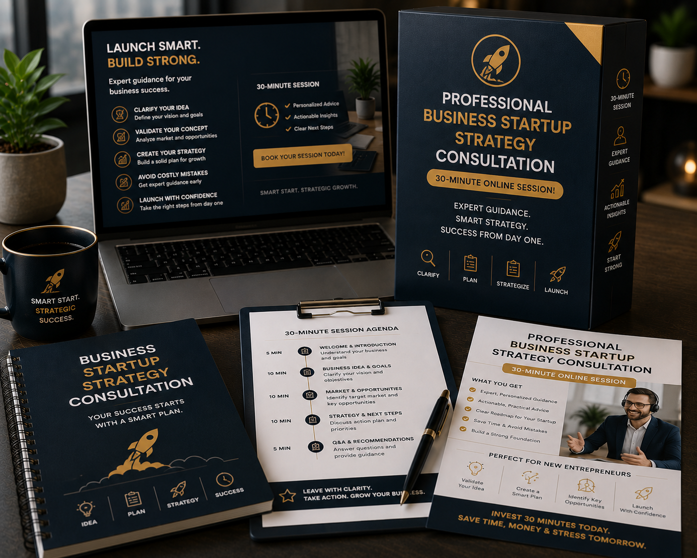 Professional Business Startup Strategy Consultation (30-Minute Online Session)
