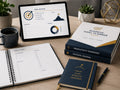Business Goal Planner, Productivity Workbook & Success Journal (Digital PDF)